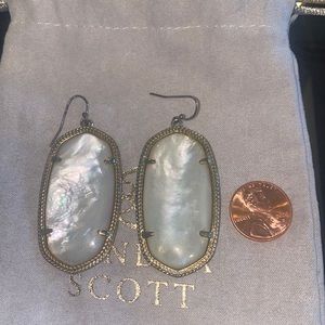 Mother of Pearl Danielle Kendra Scott earrings